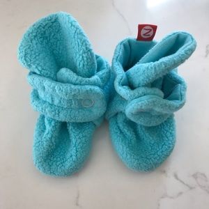 Zutano fleece 0-3 month booties